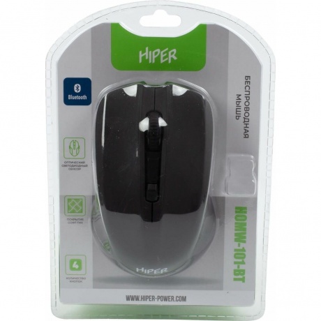 Мышь Hiper BLACK (HOMW-101-BT) - фото 6
