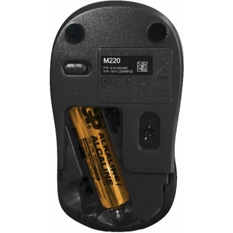 Мышь LOGITECH M220 Silent тёмно-серая (910-004895) - фото 13