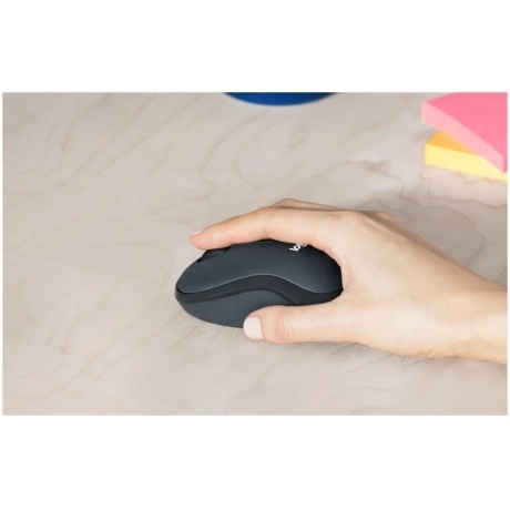 Мышь LOGITECH M220 Silent тёмно-серая (910-004895) - фото 7