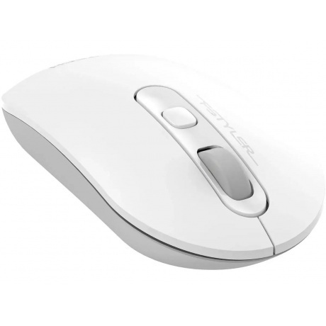 Мышь A-4Tech Мышь Fstyler FG20S белый/серый - фото 4