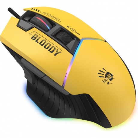 Мышь A4Tech Bloody W95 Max Sports Lime - фото 2