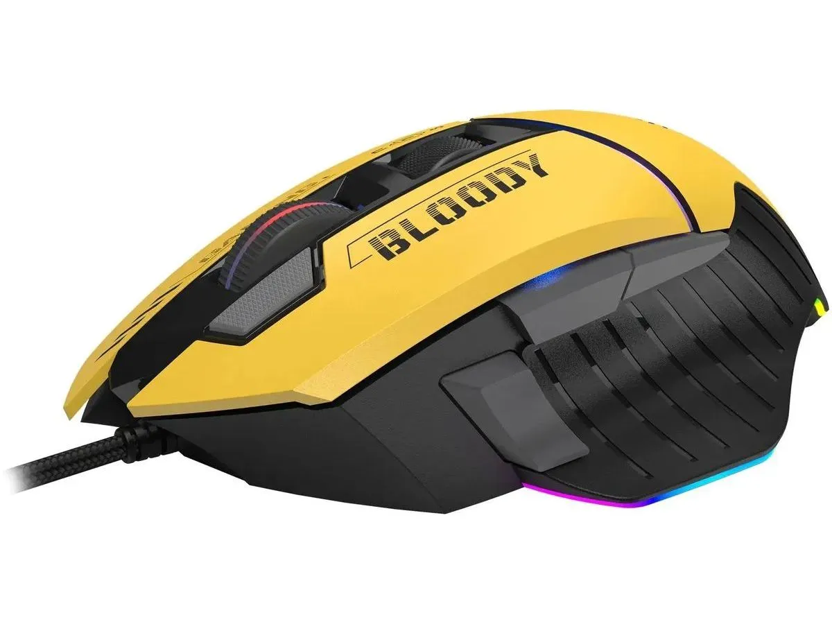 Мышь A4Tech Bloody W95 Max Sports Lime - фото 3