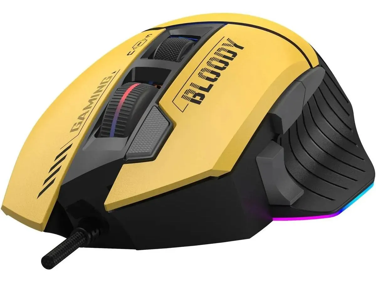 Мышь A4Tech Bloody W95 Max Sports Lime - фото 4