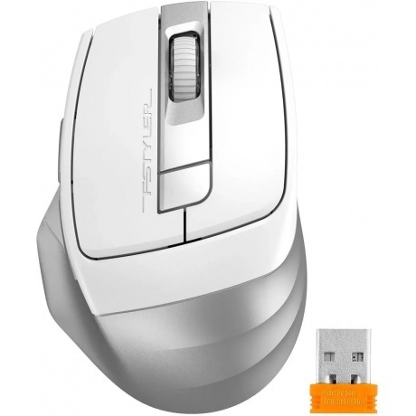 Мышь A4Tech Fstyler FB35CS USB Icy White - фото 2