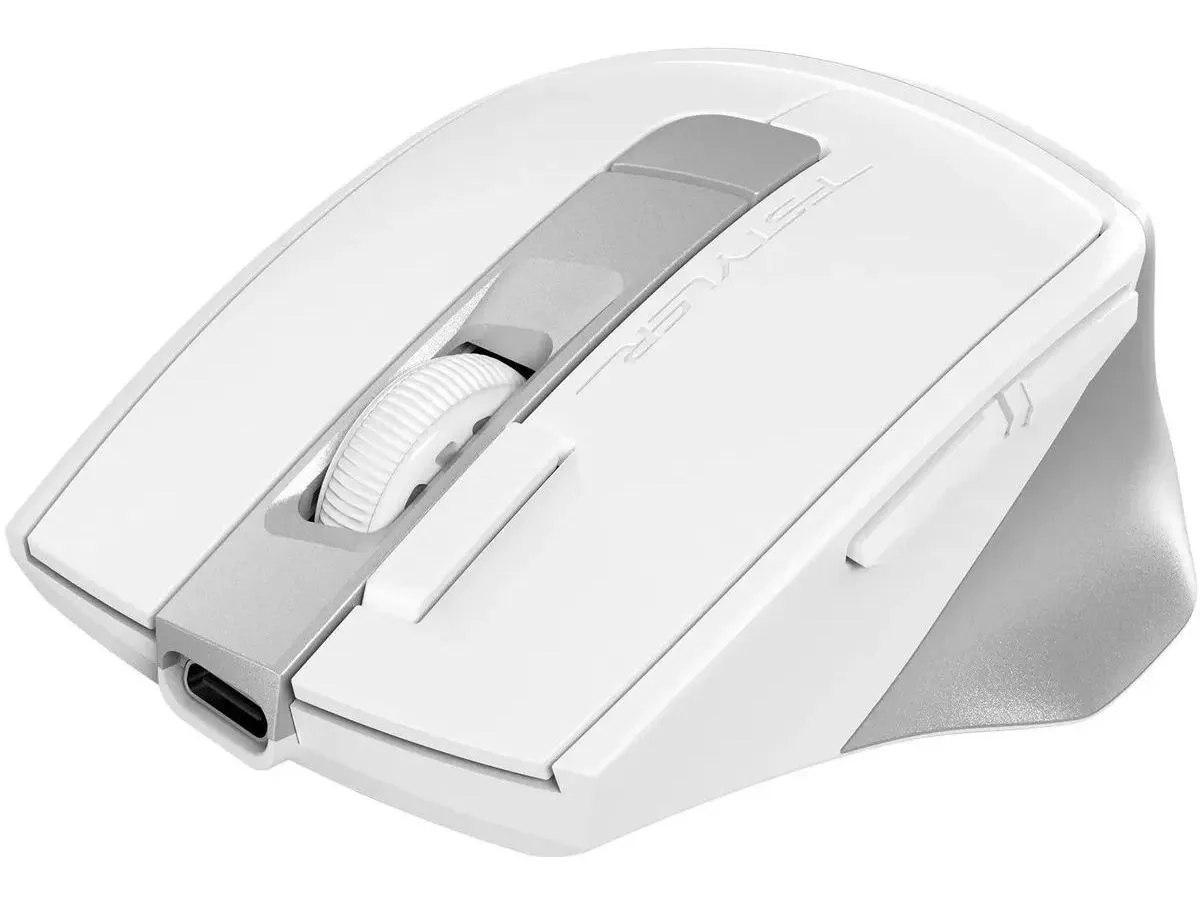 Мышь A4Tech Fstyler FB45CS Air White-Silver - фото 2
