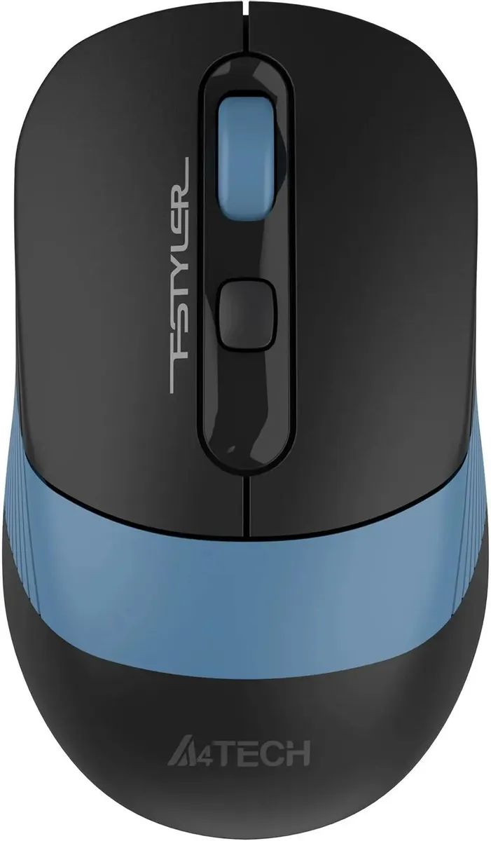 комплект мыши и клавиатуры a4tech fstyler fg3200 air синий синий Мышь A4Tech Fstyler FG10CS Air Ash Blue