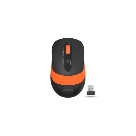 Мышь A4Tech Fstyler FG10S Black-Orange - фото 1