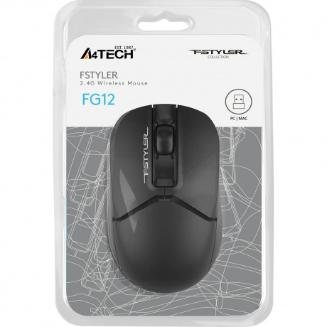 Мышь A4Tech Fstyler FG12 Black - фото 12