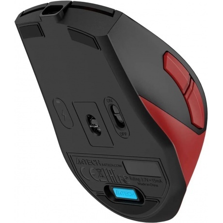 Мышь A4Tech Fstyler FG45CS Air Red-Black - фото 7