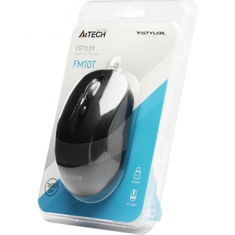Мышь A4Tech Fstyler FM10T Grey - фото 9