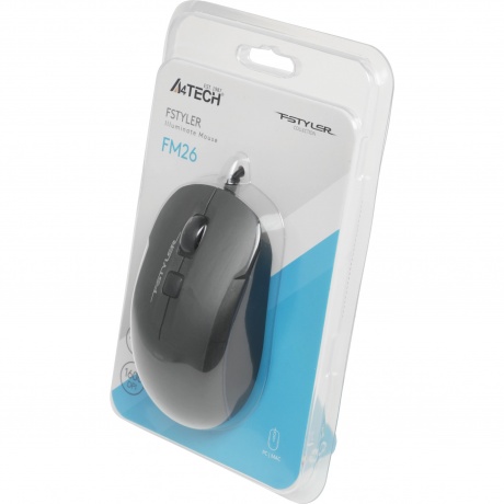 Мышь A4Tech Fstyler FM26 Grey-Black - фото 14