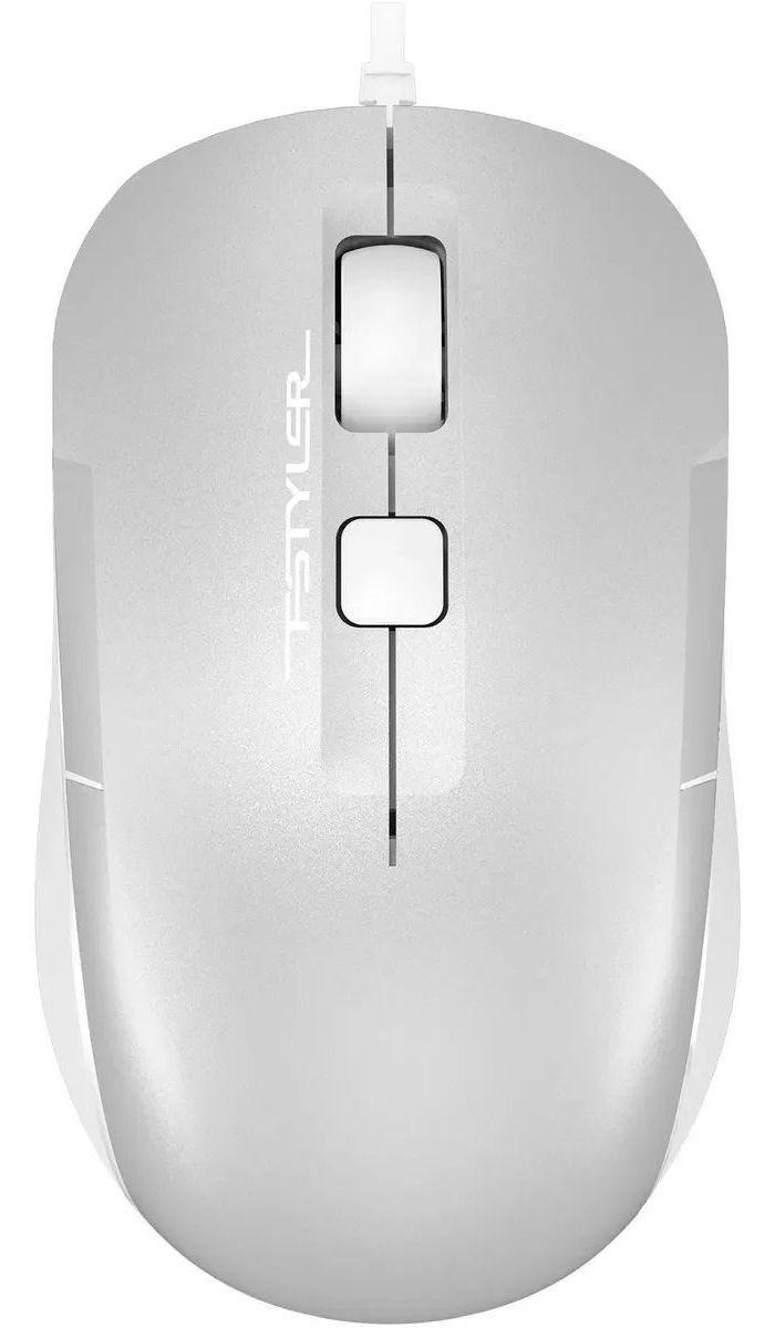 Мышь A4Tech Fstyler FM26 Silver-White