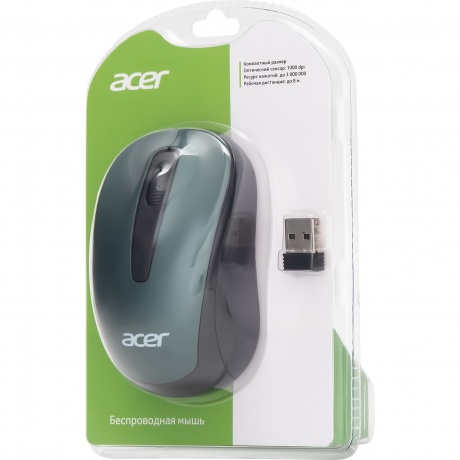 Мышь Acer OMR135 Green ZL.MCEEE.01I - фото 9