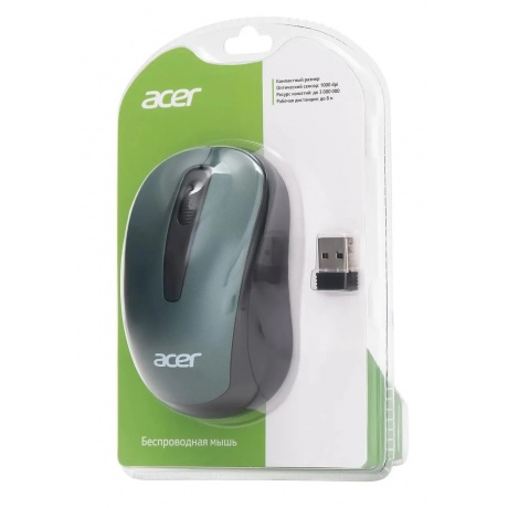 Мышь Acer OMR135 Green ZL.MCEEE.01I - фото 8