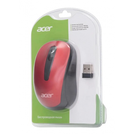 Мышь Acer OMR136 Red ZL.MCEEE.01J - фото 8