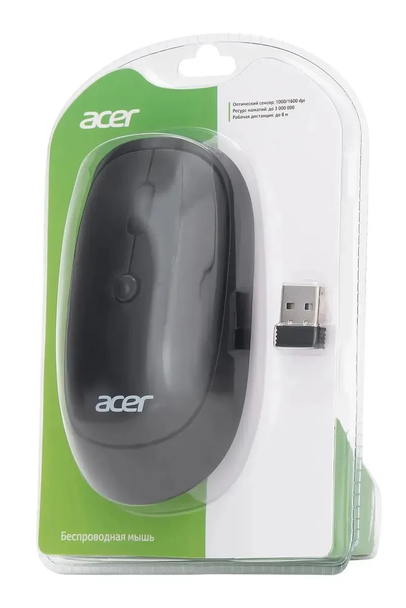 Мышь Acer OMR137 Black ZL.MCEEE.01K - фото 8
