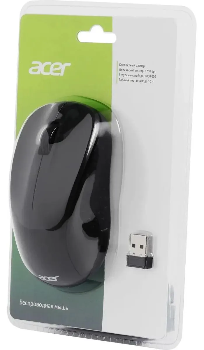 Мышь Acer OMR302 Black ZL.MCECC.01X - фото 8