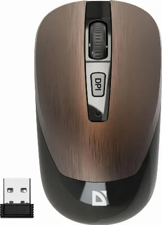 Мышь Defender Wave MM-995 Bronze 52992