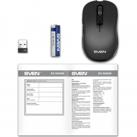 Мышь Sven RX-560SW Black SV-017064 - фото 9