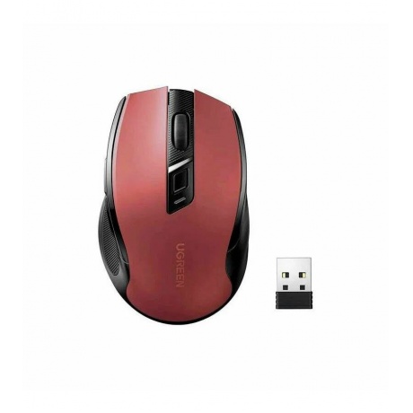 Мышь Ugreen Ergonomic Red 25752 - фото 2