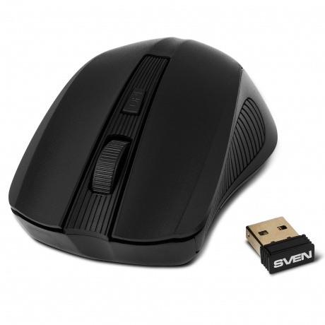 Мышь Sven RX-400W Wireless Mouse Black USB - фото 2