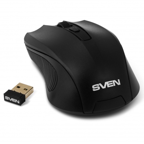 Мышь Sven RX-400W Wireless Mouse Black USB - фото 3