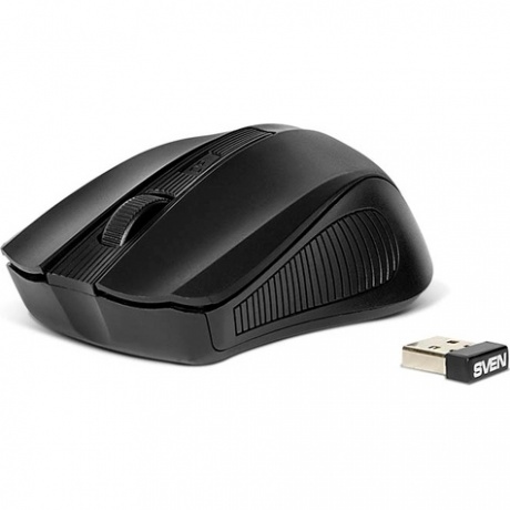 Мышь Sven RX-400W Wireless Mouse Black USB - фото 7