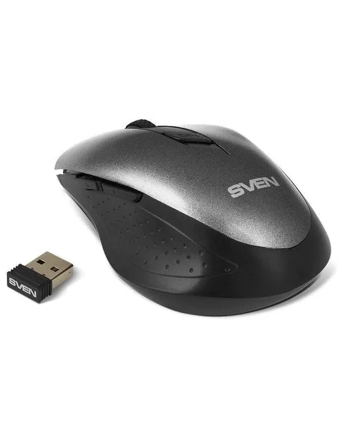 Мышь Sven RX-425W Wireless Mouse Grey USB - фото 3