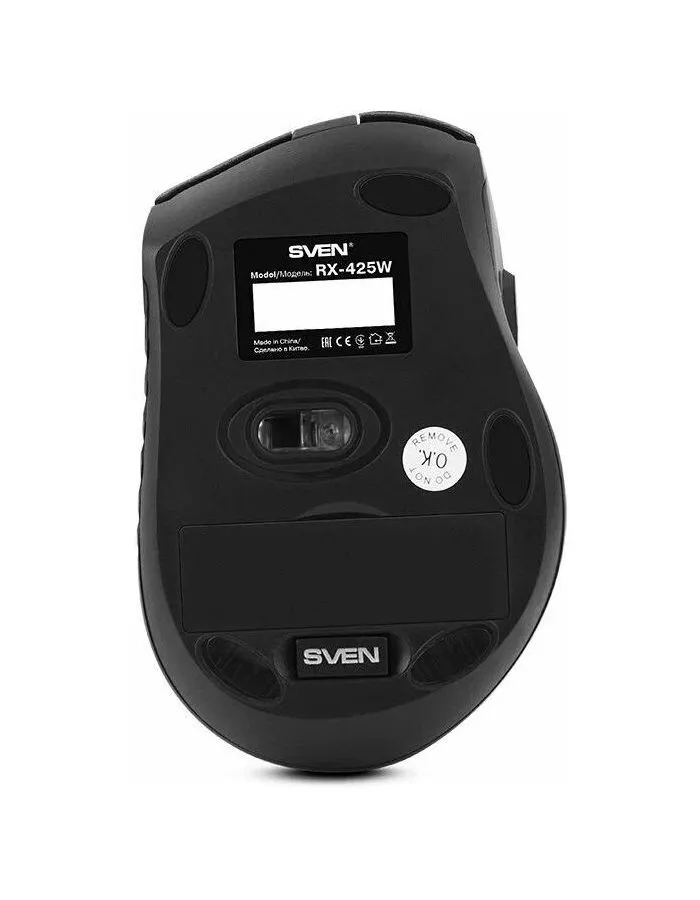 Мышь Sven RX-425W Wireless Mouse Grey USB - фото 5