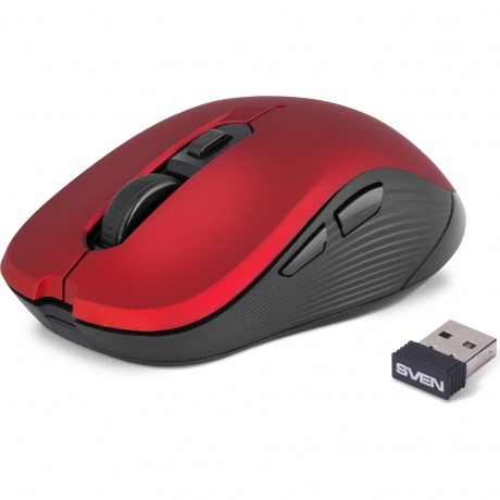 Мышь SVEN RX-560SW (красный) - фото 2