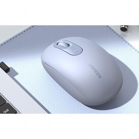 Мышь UGREEN MU105-90671 Dusty Blue (90671) - фото 4