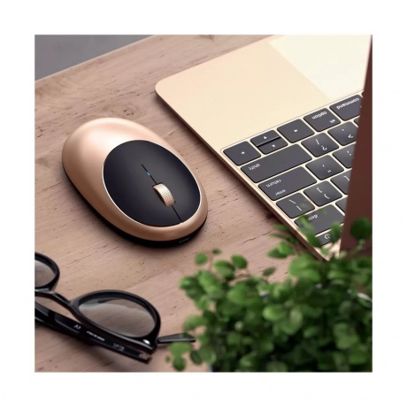 Мышь Satechi M1 Bluetooth Wireless Mouse. Цвет золотой. - фото 5