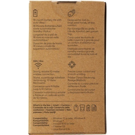 Мышь Logitech M191 Wireless Grey (910-005922) - фото 11