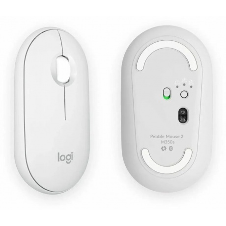 Мышь Logitech Pebble 2 M350S Wireless White (910-007013) - фото 2
