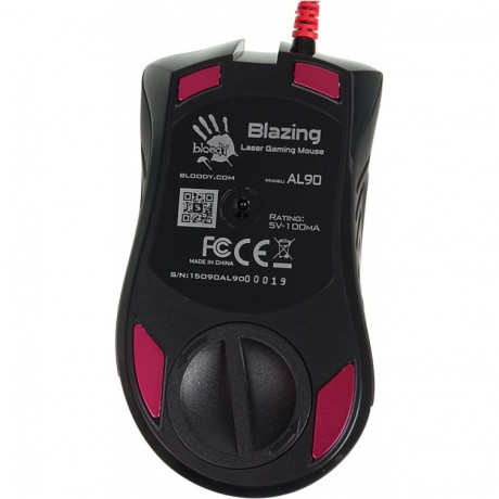 Компьютерная мышь A4Tech Bloody AL90 Blazing черный - фото 2