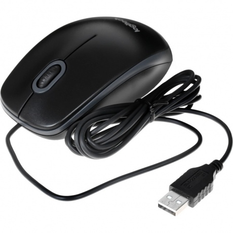 Мышь Logitech B100 Black 910-003357 - фото 2