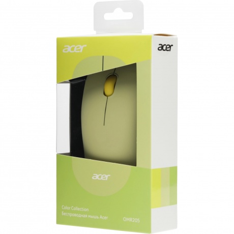 Мышь Acer OMR205 зеленый/желтый (ZL.MCEEE.02J) - фото 5