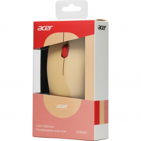 Мышь Acer OMR205 розовый/бежевый (ZL.MCEEE.02L) - фото 5