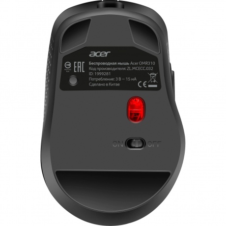 Мышь Acer OMR310 черный (ZL.MCECC.031) - фото 3