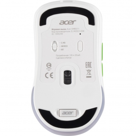 Мышь Acer OMR311 белый (ZL.MCECC.034) - фото 7