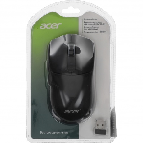 Мышь Acer OMR312 черный (ZL.MCECC.035) - фото 5