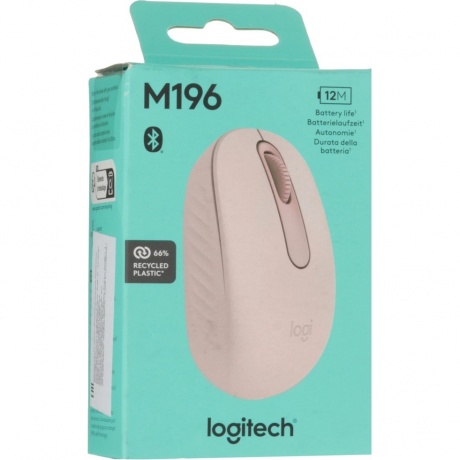 Мышь Logitech Wireless M196 Rose (910-007461) - фото 6