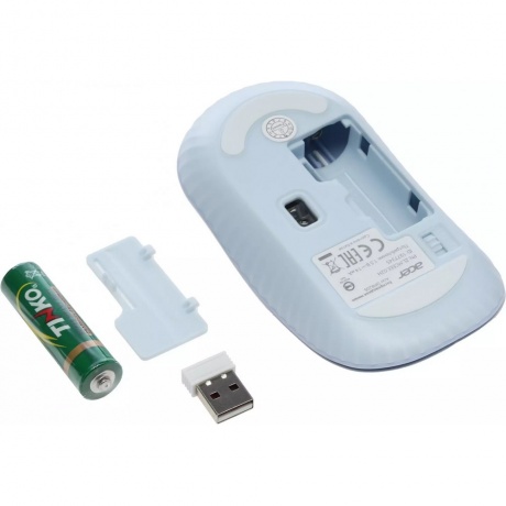 Мышь Acer OMR205 (ZL.MCEEE.02H) белый/голубой - фото 12