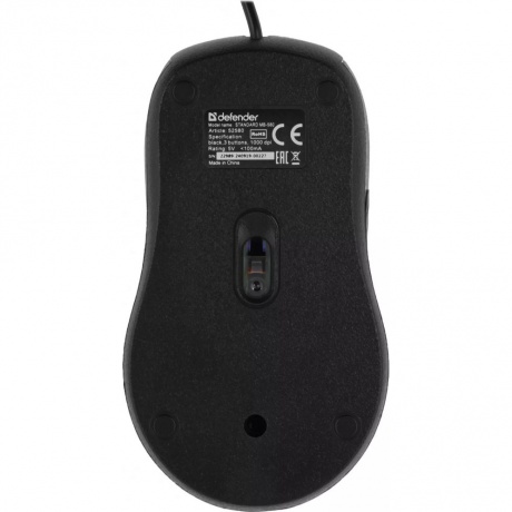 Мышь Defender Standard MB-580B (52580) черный - фото 5