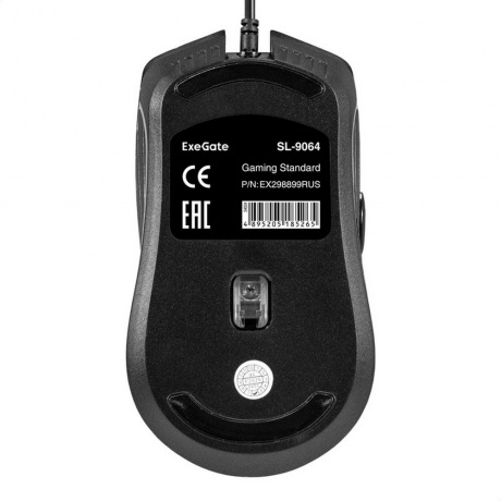 Мышь ExeGate Gaming Standard SL-9064 черная (EX298899RUS) - фото 4
