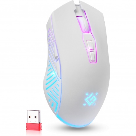 Мышь беспроводная Defender Pandora GM-502 white (52502) - фото 3