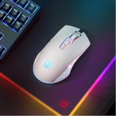 Мышь беспроводная Defender Pandora GM-502 white (52502) - фото 9