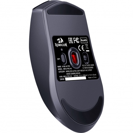 Мышь беспроводная Defender Redragon K1ng 4K Pro black (72211) - фото 6
