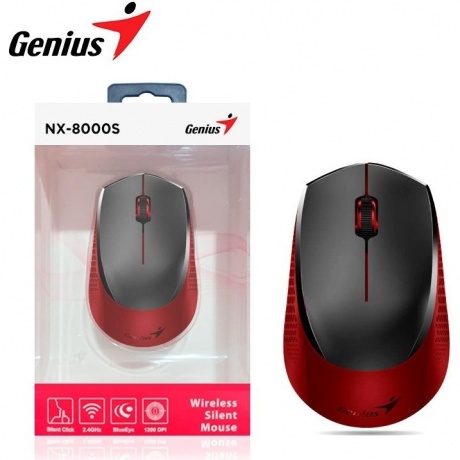 Мышь беспроводная Genius NX-8000S red (31030025401) - фото 4