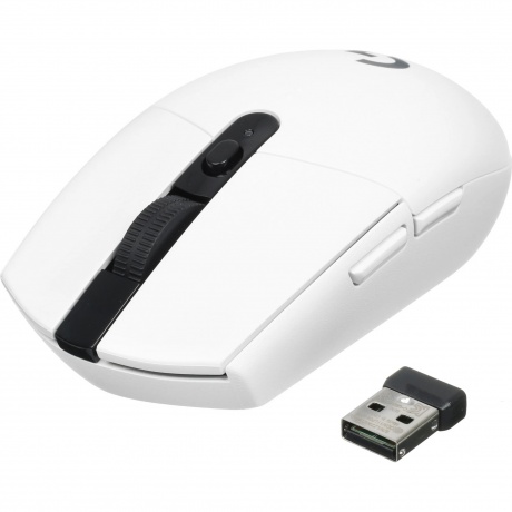 Мышь беспроводная Logitech G304 Lightspeed white (910-005294) - фото 1